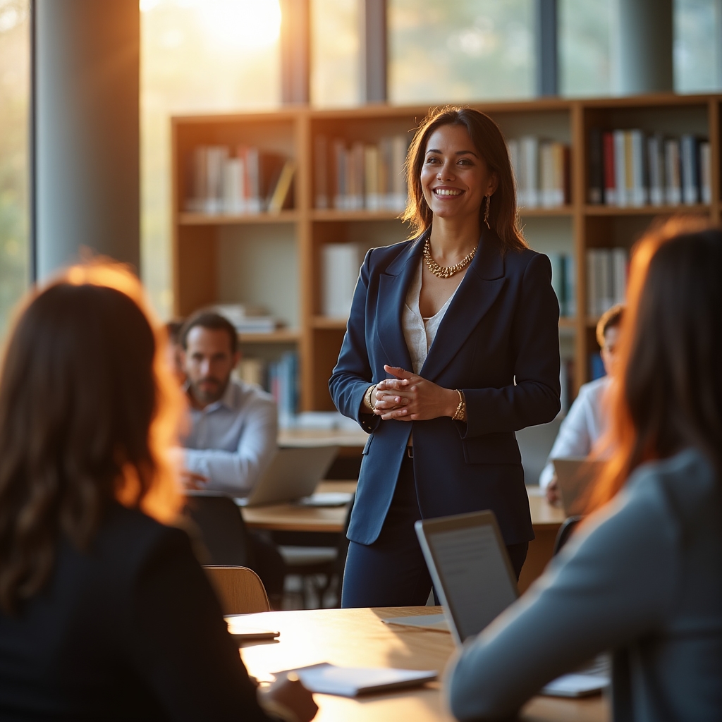 Financial education workshop with Colombian professionals